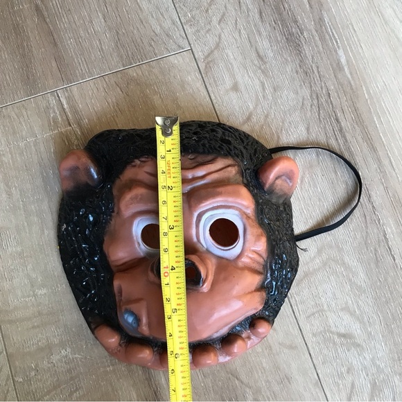 Vintage rubber vinyl retro monkey chimp  face mask Halloween costume dress up - Picture 4 of 4